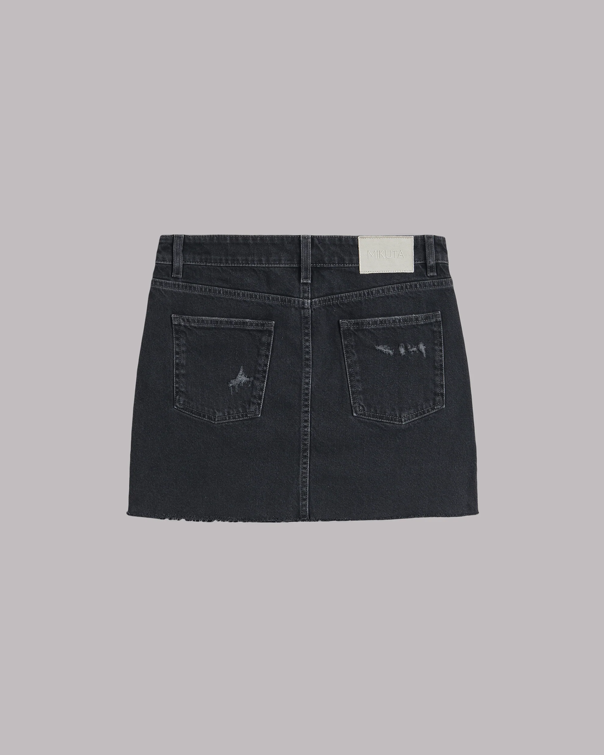 The Black Denim Skirt - Image 5