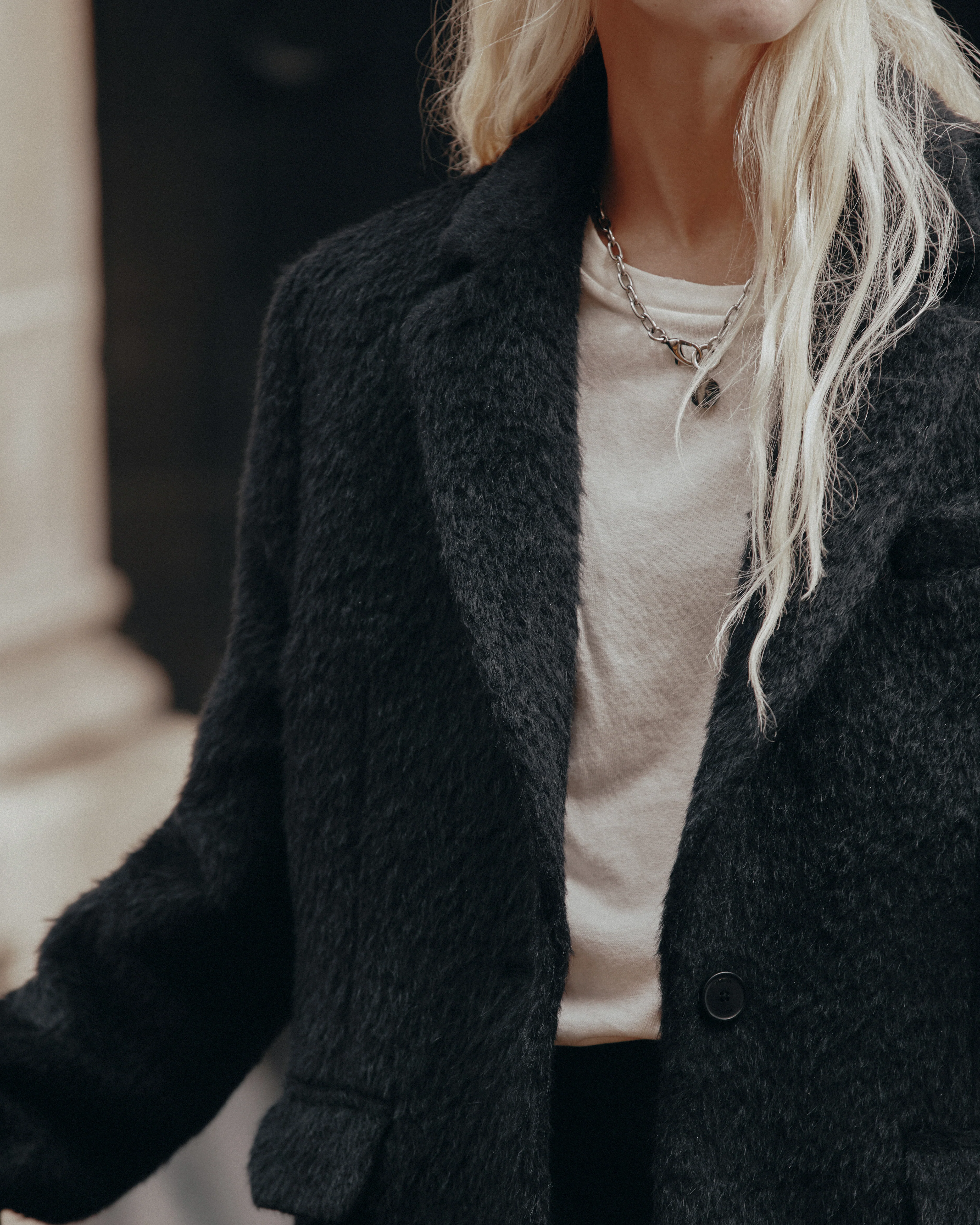 The Black Oversized Blazer - Image 5