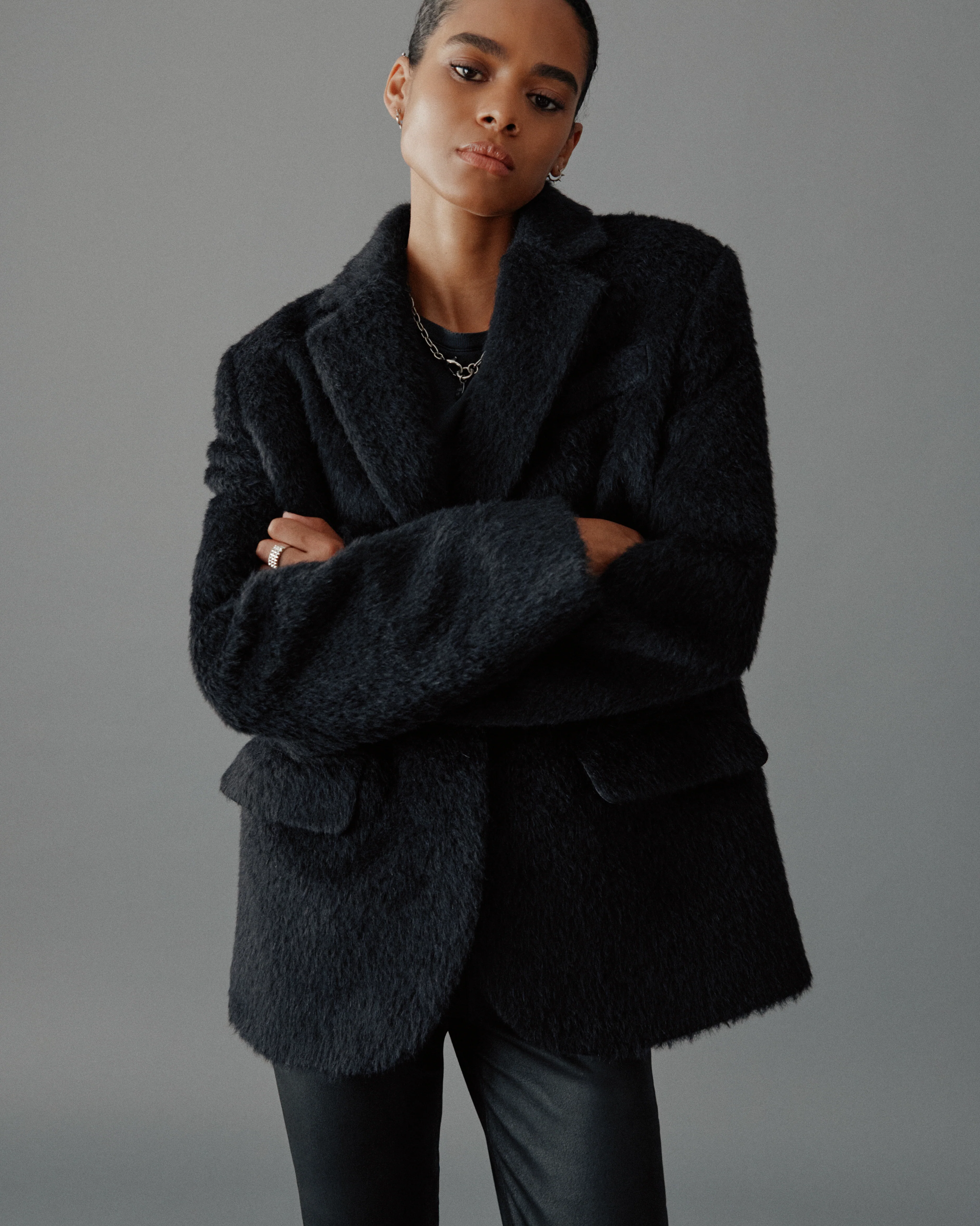 The Black Oversized Blazer - Image 8