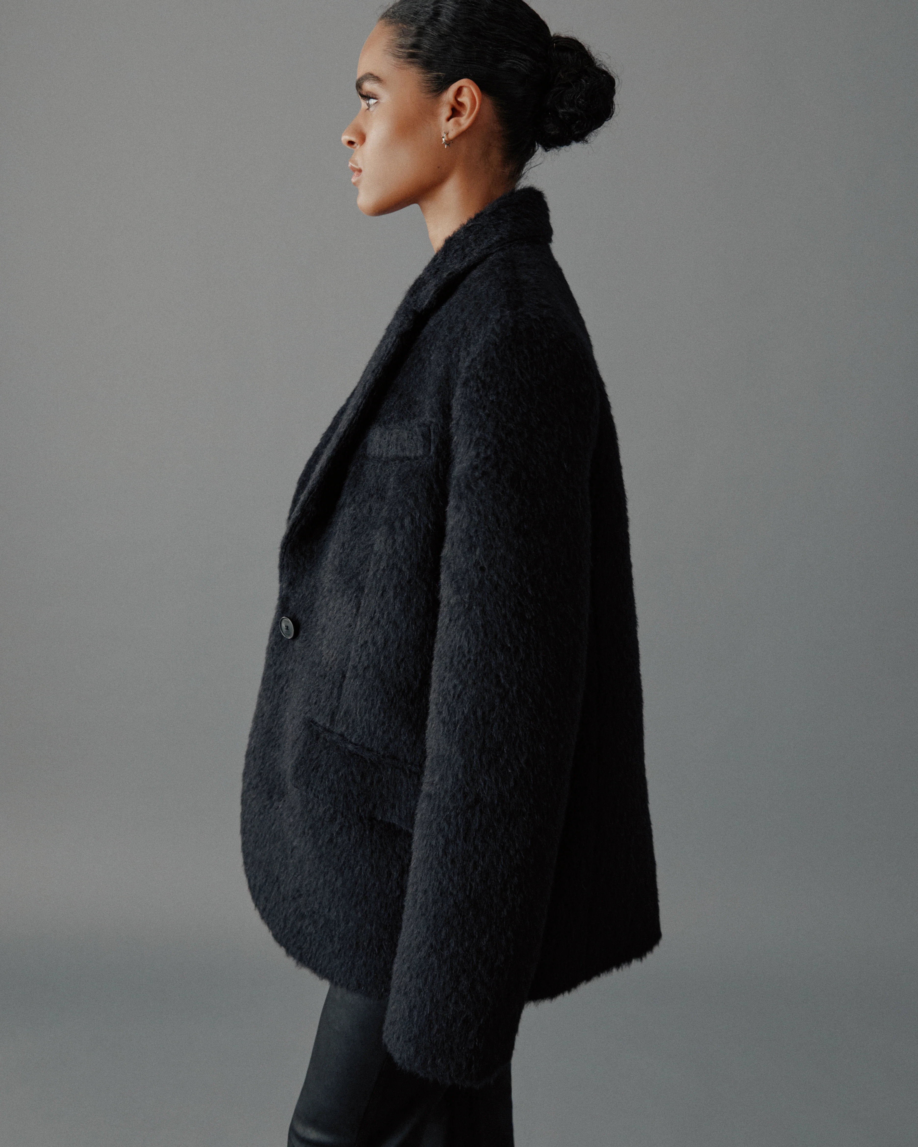 The Black Oversized Blazer - Image 9