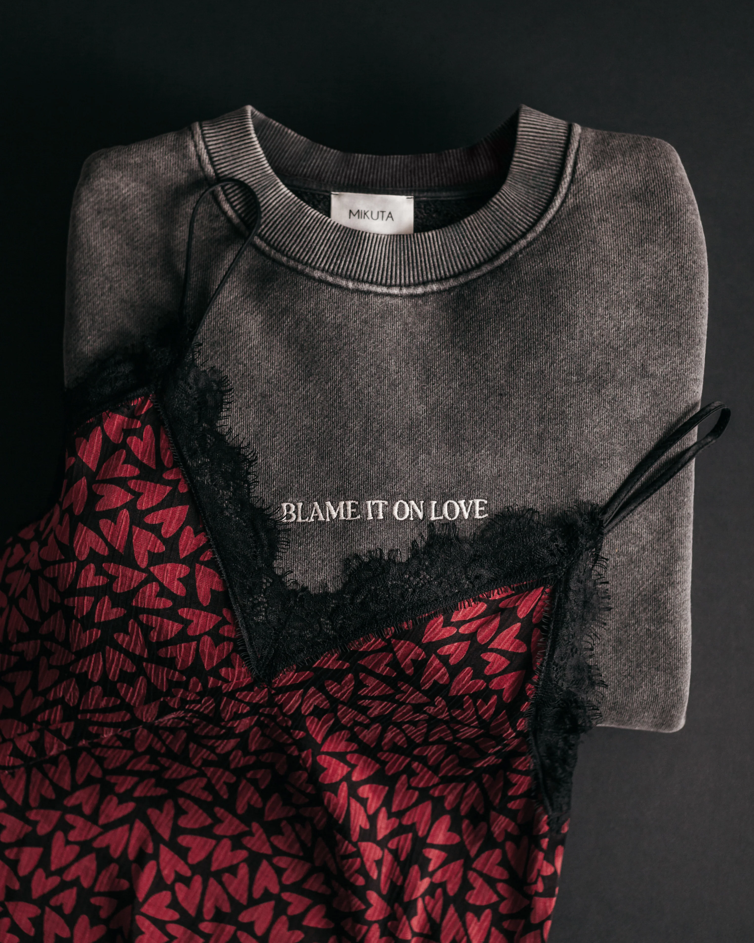 The Dark Faded Blame It On Love Standard Sweater - Image 5