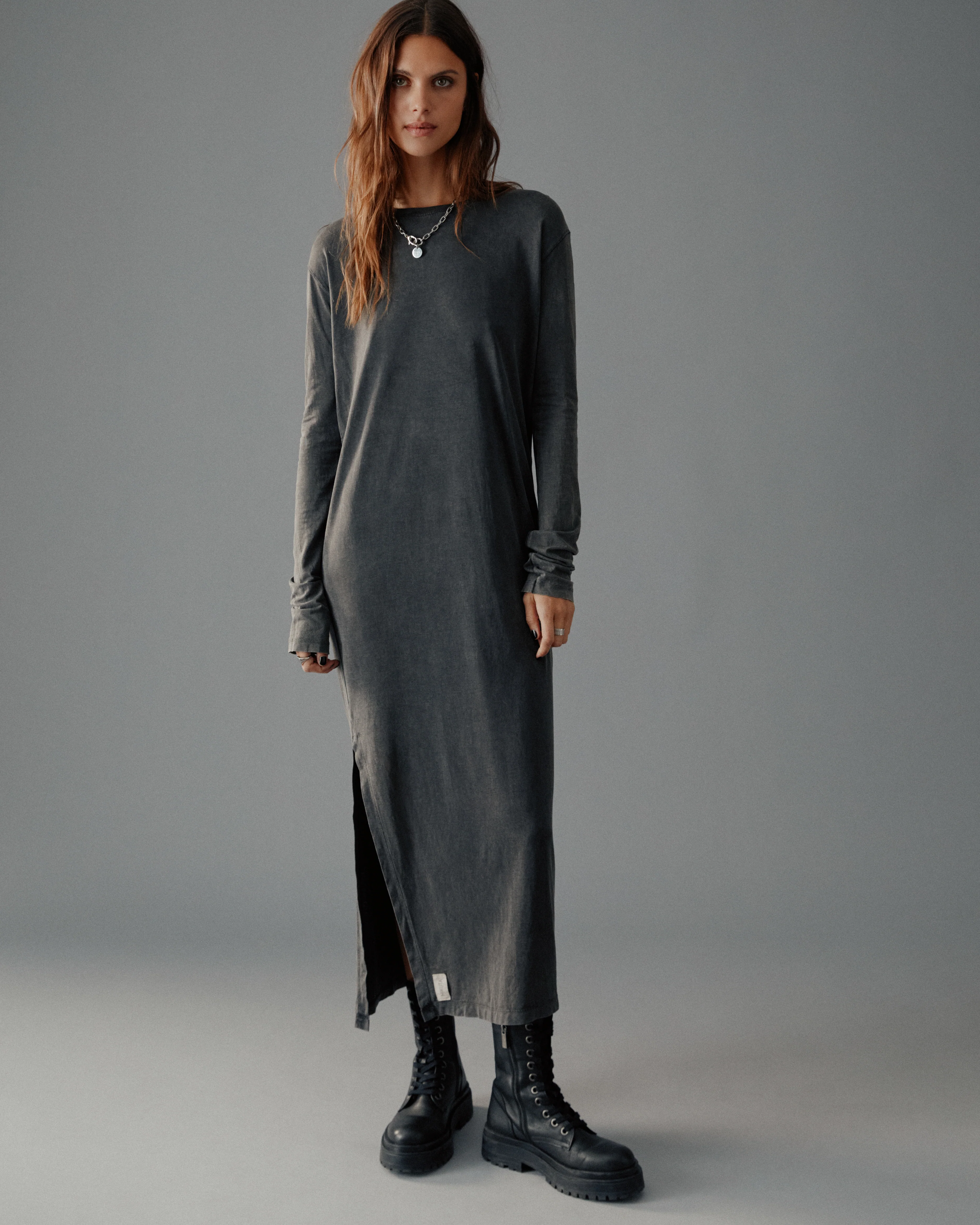 The Dark Faded Longsleeve Dress - Image 6