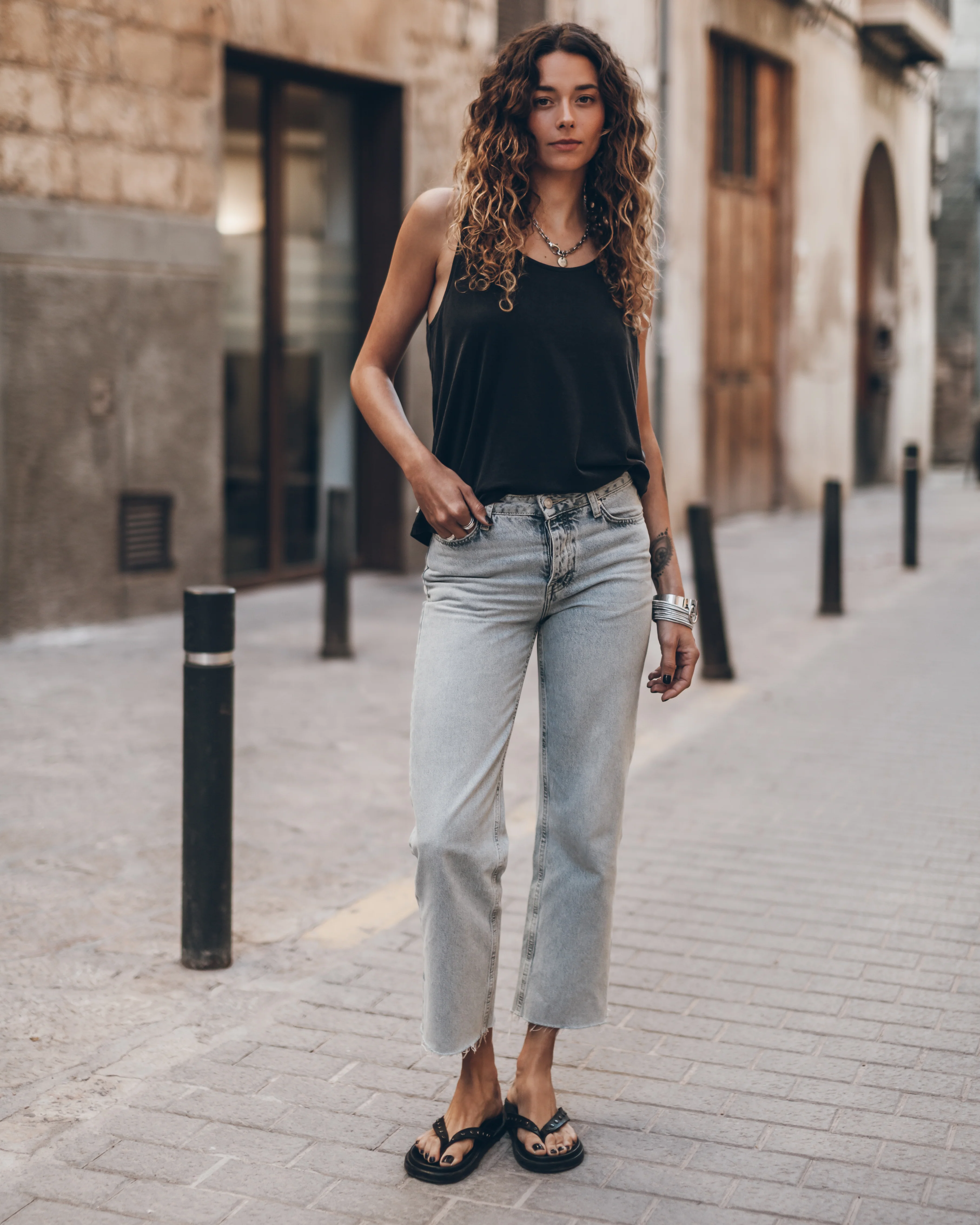 The Dark Low Back Base Tank Top - Image 4