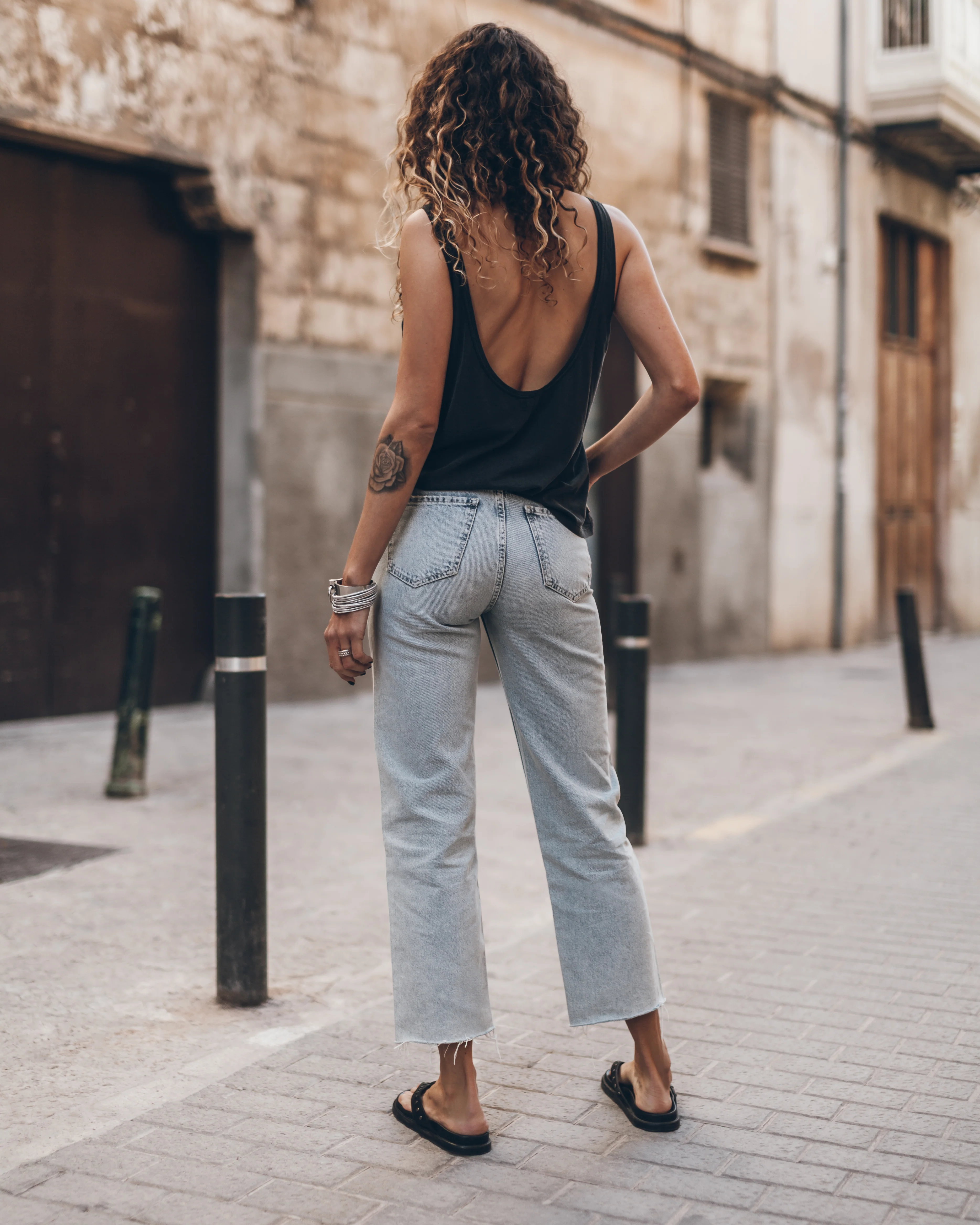 The Dark Low Back Base Tank Top - Image 7