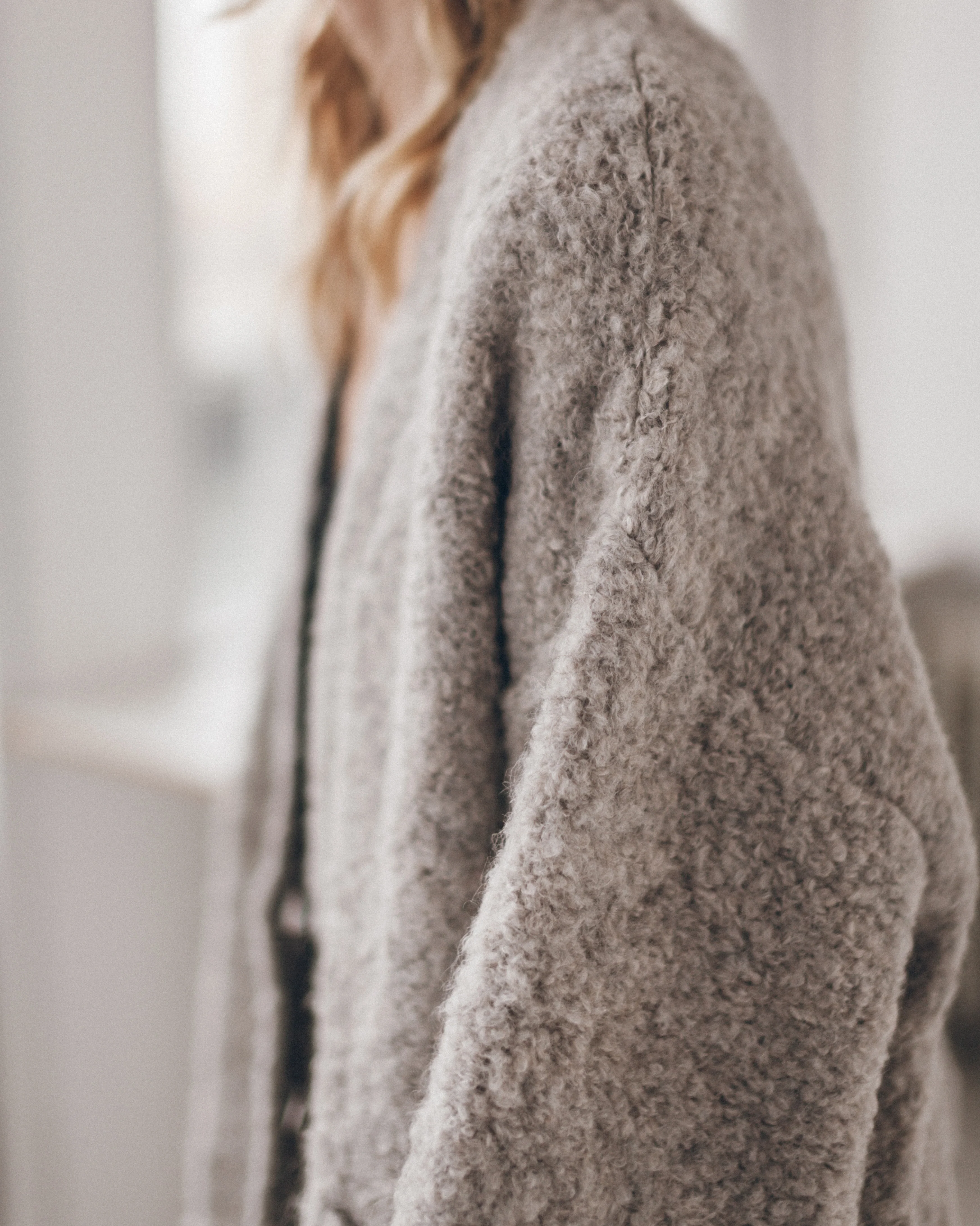 The Grey Alpaca Cardigan - Image 5
