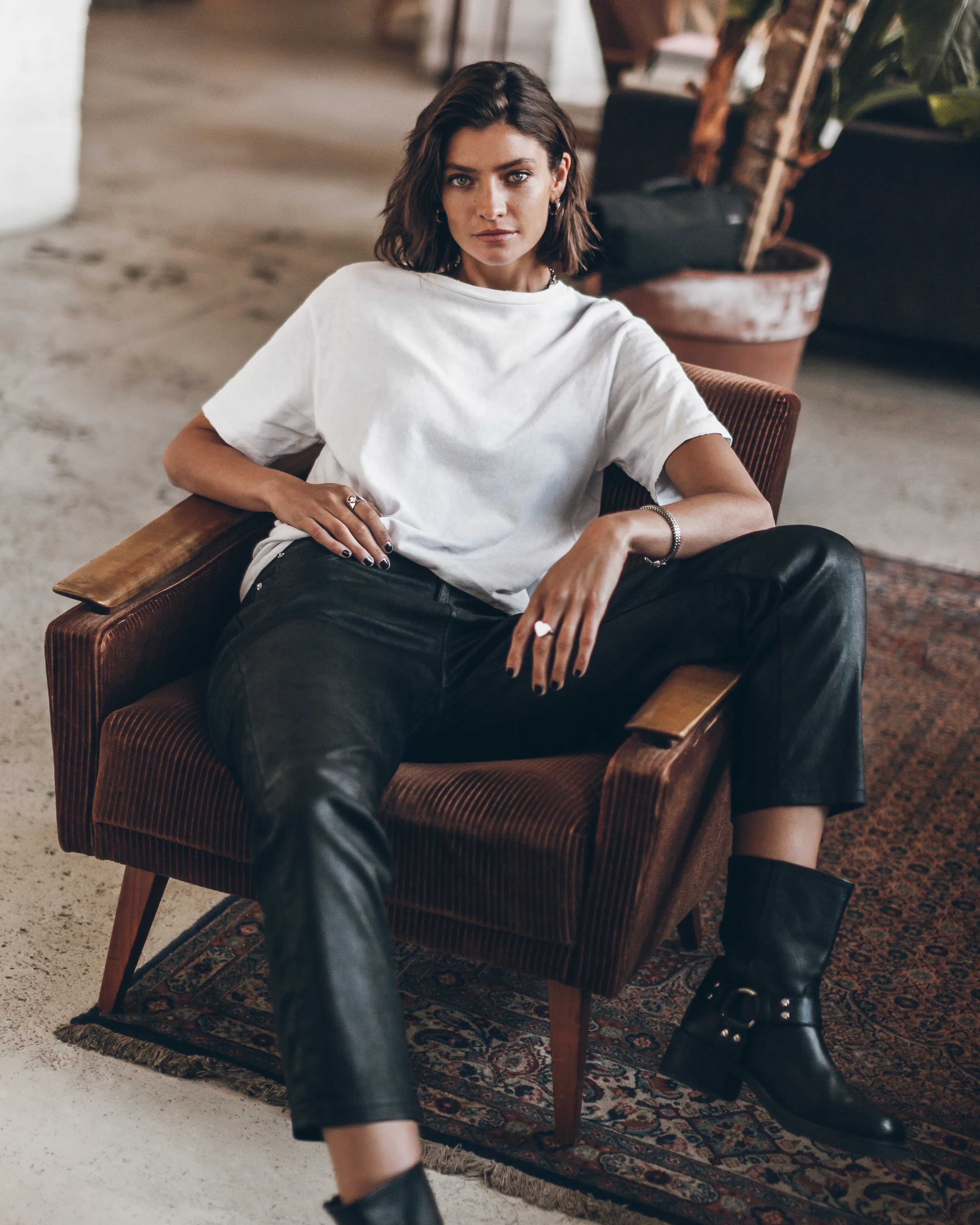 The Off White Dry Cotton Vintage T-Shirt - Image 5